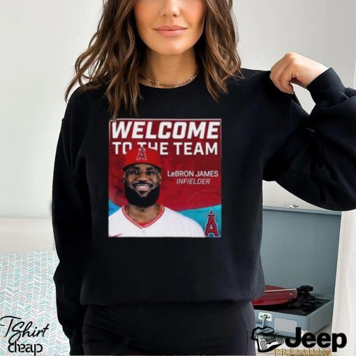 Welcome To The Team Lebron James Infielder Funny Meme Funny Gift Classic T Shirt