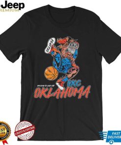 Welcome to loud city Oklahoma City Thunder basketball shirt