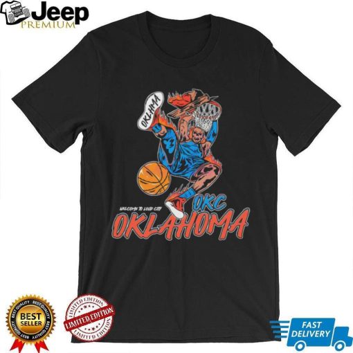 Welcome to loud city Oklahoma City Thunder basketball shirt