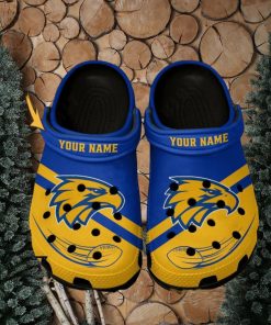 West Coast Eagles AFL Classic Custom Name Crocs Clogs Shoes