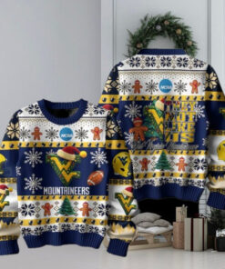 West Virginia Mountaineers Christmas They Not Like Us Mountaineers Ugly Sweater