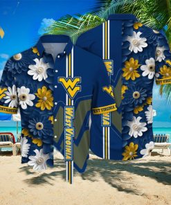 West Virginia Mountaineers NCAA Flower Hot Outfit All Over Print Hawaii Shirt And Tshirt