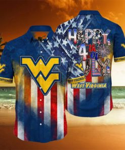 West Virginia Mountaineers NCAA2 Independence Day Holidays Hawaiian Shirt For Men Women Gift