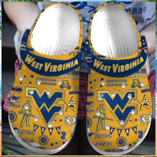 West Virginia Mountaineers Ncaa Sport Crocs