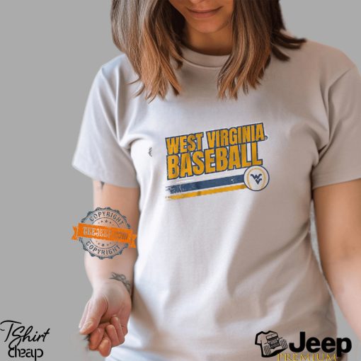 West Virginia Mountaineers Retro Baseball Shirt