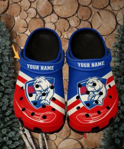 Western Bulldogs AFL Classic Custom Name Crocs Clogs Shoes