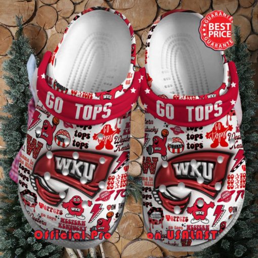 Western Kentucky Hilltoppers Go Tops And Lady Toopers Crocs Clog Shoes