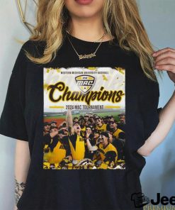 Western Michigan Broncos 2024 MAC Baseball Tournament Champions Shirt