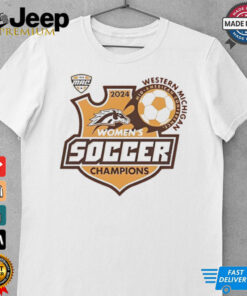 Western Michigan Broncos 2024 MAC Women’s Soccer Champions shirt