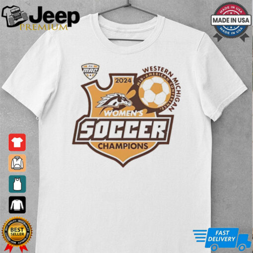 Western Michigan Broncos 2024 MAC Women’s Soccer Champions shirt