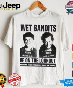 Wet Bandits Mugshot Home Alone Funny Christmas T Shirt