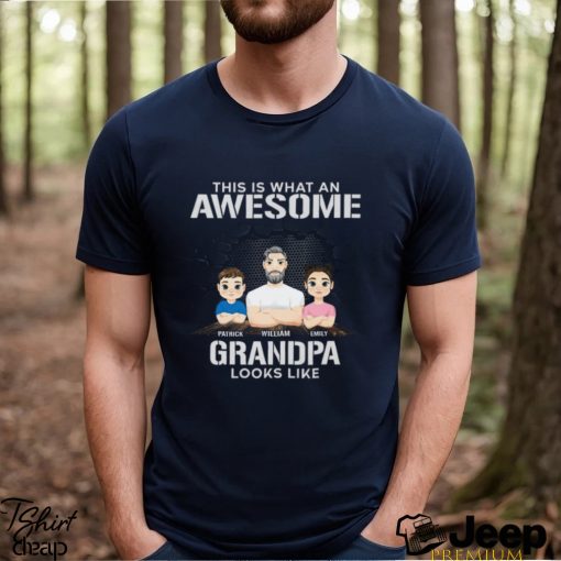 What A Cool Grandpa Looks Like Shirt