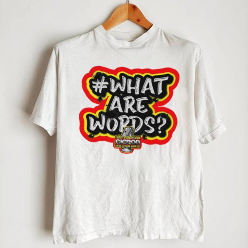 What are Words logo shirt