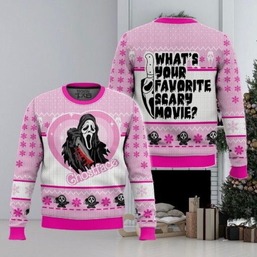 What’s Your Favorite Scary Movie Ghostface Ugly Sweater