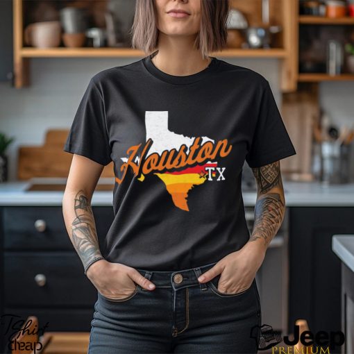 Where I’m From Adult Houston Outline T Shirt