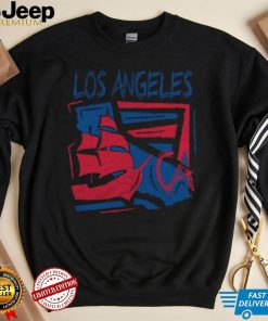 Where I'm From Adult Los Angeles Ship Black T Shirt
