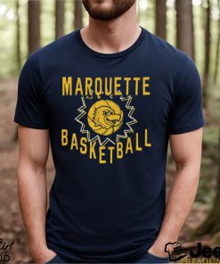 Where I'm From Men's Marquette Golden Eagles Blue Spark T Shirt