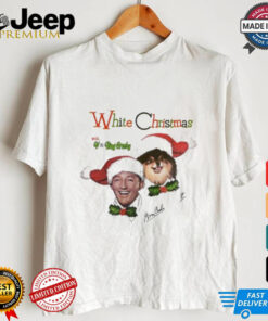 White Christmas Shirt V & Bing Crosby Holidays Christmas 2024 T Shirts