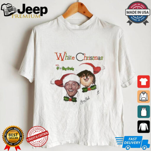 White Christmas Shirt V & Bing Crosby Holidays Christmas 2024 T Shirts