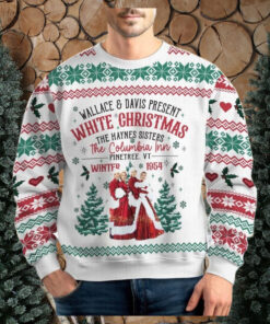 White Movie Christmas Ugly Sweater