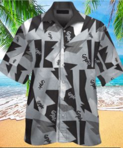 White Sox Abstract Art Deco Hawaiian Shirt