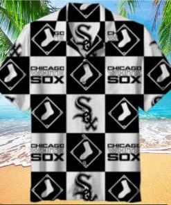 White Sox Checkered Flag Hawaiian Shirt