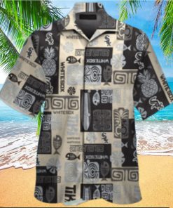 White Sox Hawaiian Shirt With Polynesian Tattoo Patterns