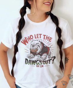 Who Let The D.A.W.G.S Out Georgia Bulldogs Mascot Shirt