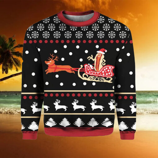 Wienerschnitzel Ugly Christmas Sweater