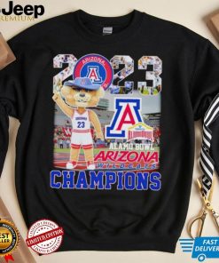 Wilbur the Wildcat mascot Arizona Wildcats 2023 Alamo Bowl Champions shirt