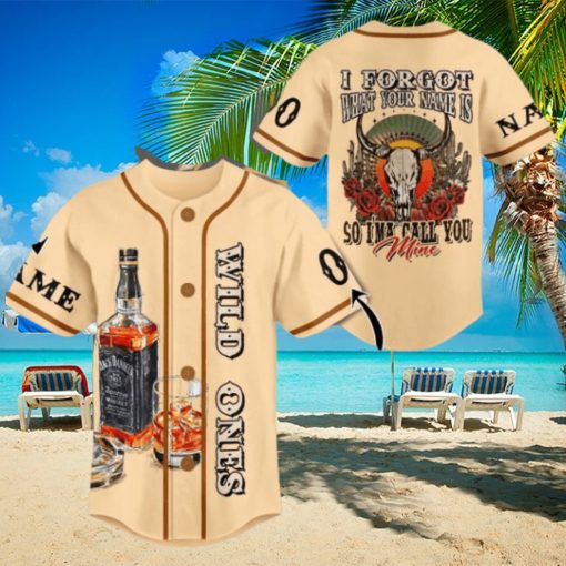 Wild Ones I Forgot What Your Name Is So I’ma Call You Mine Jessie Murph Custom Baseball Jersey