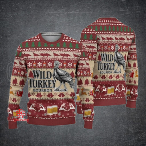 Wild Turkey Bourbon Ugly Sweater