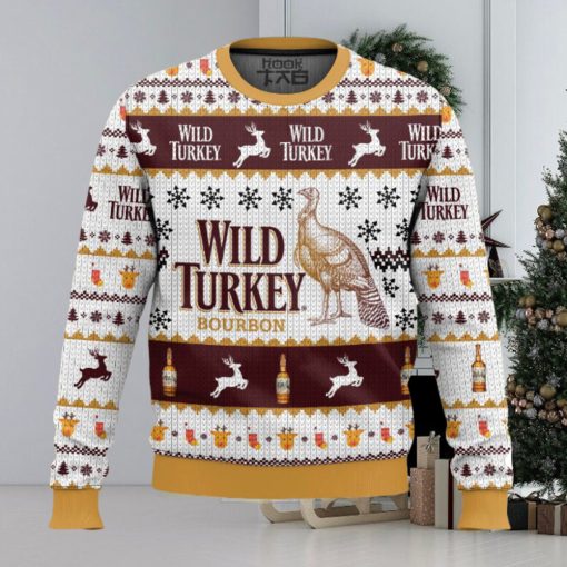 Wild Turkey Ugly Christmas Sweater