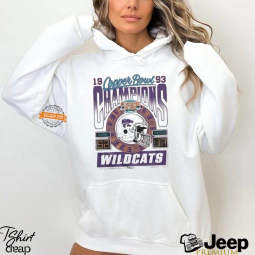 Wildcats K State 1993 Copper Bowl Champions Home Visitor Shirts