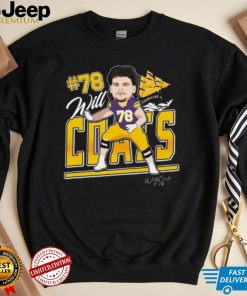 Will Coats #78 East Carolina Pirates Signature shirt