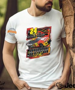 William Byron #24 2024 Axalta Darlington Throwback T shirt