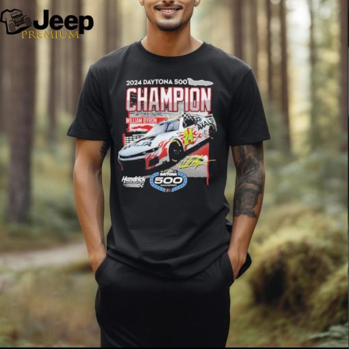 William Byron Checkered Flag Sports 2024 Daytona 500 Champion T Shirt