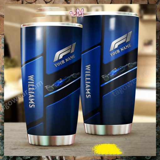 Williams Formula 1 Personalized Tumbler