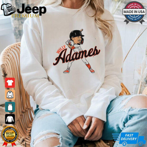 Willy Adames Caricature Shirt