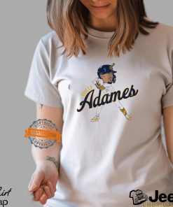 Willy Adames caricature Milwaukee Brewers superstar pose shirt