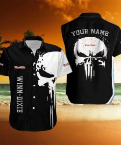 Winn Dixie Exclusive Logo Brand Hawaiian Shirt Skull Gift Summer Custom Name