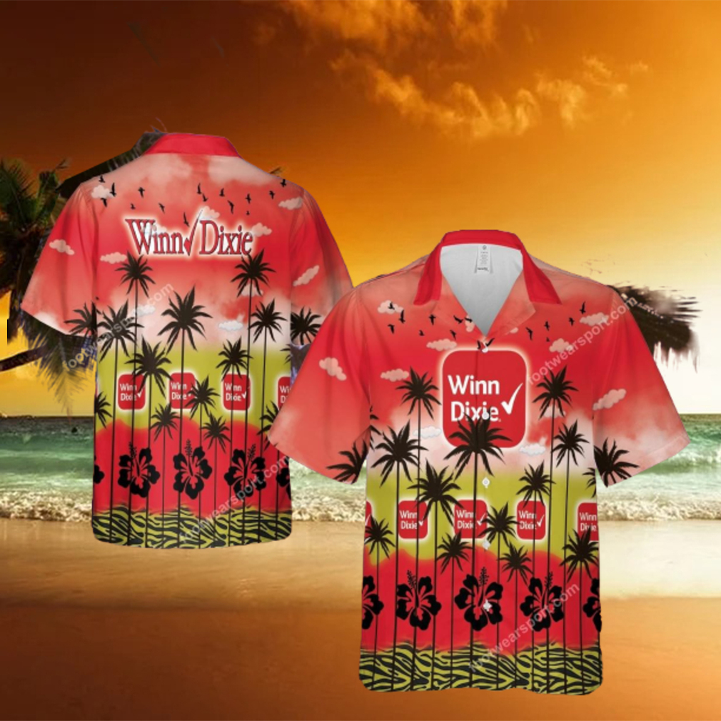 Winn Dixie Palm Logo Aloha Hawaiian Shirt For Men And Women