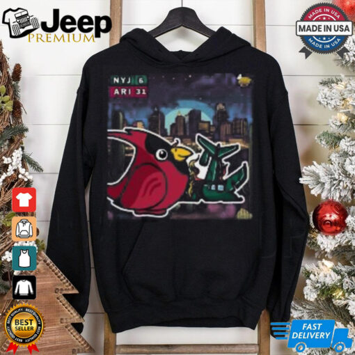 Winners of Week 10 in the NFL Arizona Cardinals beat the New York Jets T Shirt