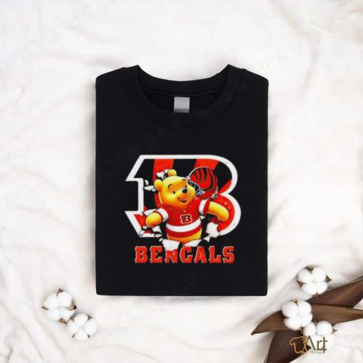 Winnie The Pooh FLN Football Cincinnati Bengals T Shirt