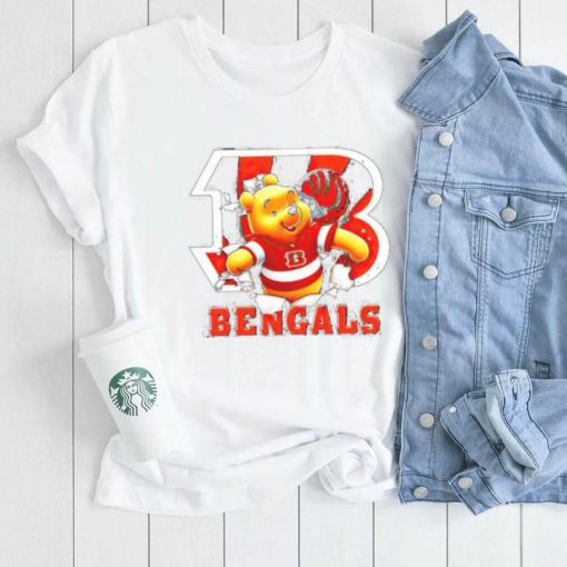 Winnie The Pooh FLN Football Cincinnati Bengals shirt