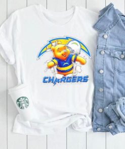 Winnie The Pooh FLN Football Los Angeles Chargers shirt