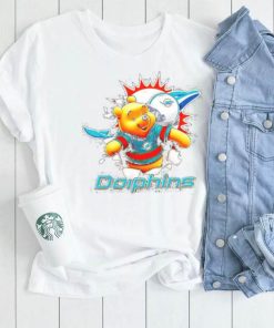 Winnie The Pooh FLN Football Miami Dolphins shirt