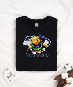 Winnie The Pooh FLN Football Seattle Seahawks T Shirt