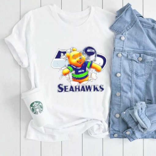 Winnie The Pooh FLN Football Seattle Seahawks shirt