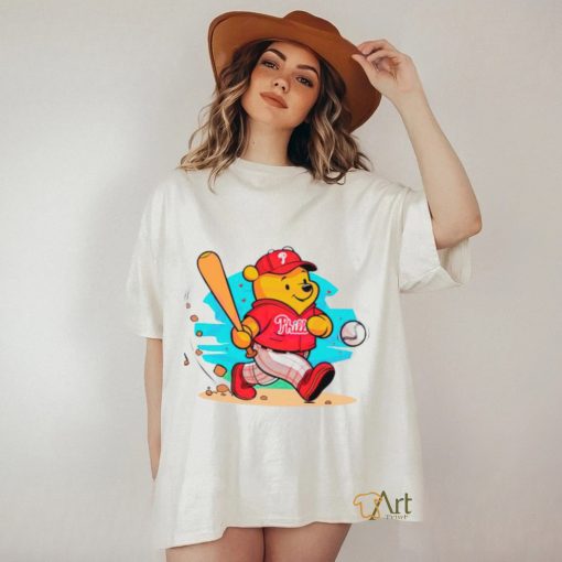 Winnie The Pooh Philadelphia Phillies baseball shirt